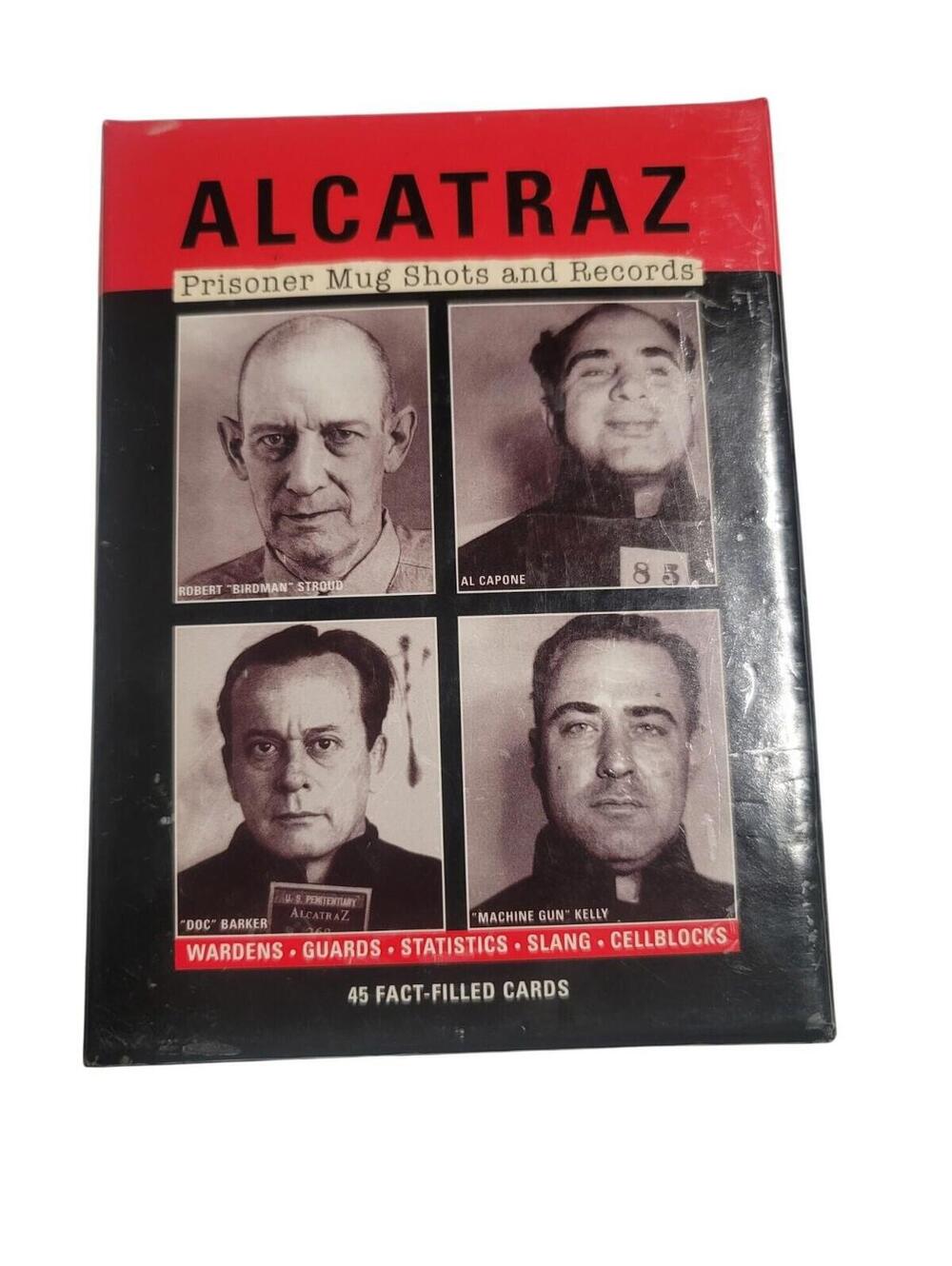 Alcatraz Prisoner Mugshots and Records - 45 Fact Filled Cards
